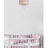 Luminária infantil Pérolas 30x15cm Rosa Quarto Menina - 2