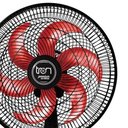Ver imagem 1 de Ventilador de Mesa Premium 50cm Preto com Vermelho Tron