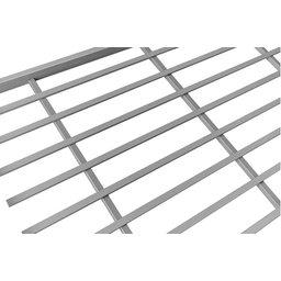 Cama Solteiro Tubolar/aço com Proteção Frete Gratis.:solteiro Lais/cinza - 4