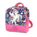Ver imagem 4 de Mochila Infantil com Rodinhas e Lancheira Unicórnio Up4You - Azul