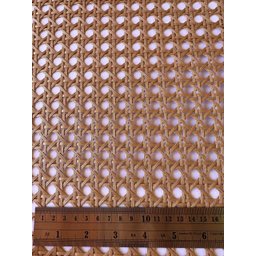 Palhinha Indiana Sextavada Tela de Rattan Imbuia Mel 1,00x80cm - 3