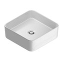Ver imagem 1 de Cuba de Apoio Quadrada 35x35cm Vox Lite Branca Kohler Branco Porcelana Vitrificada
