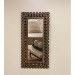 Espelho Decorativo Moldura Corpo Inteiro Palermo 40x110 - 2