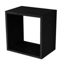 Ver imagem 1 de Nicho Decorativo Quadrado 31x31x15 Preto