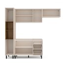 Ver imagem 3 de Cozinha Completa Koya 8 Portas 3 Gavetas 40250030 Creme - Politorno