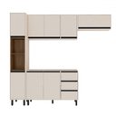 Ver imagem 2 de Cozinha Completa Koya 8 Portas 3 Gavetas 40250030 Creme - Politorno