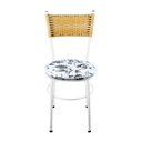 Ver imagem 3 de 2 Cadeiras Brancas para Cozinha Viena Palha:Floral Branco