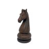 Peça Decorativa Xadrez Cavalo Cor Ferrugem Limoeiro - 2