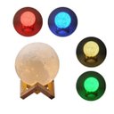 Ver imagem 1 de Luminária 3D Lua Cheia 15cm Usb Touch