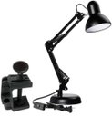 Ver imagem 1 de Luminária Garra+Base Mesa Articulável Leitura Desenho Preto