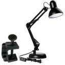 Ver imagem 1 de Luminária Garra+Base Mesa Articulável Leitura Desenho Preto