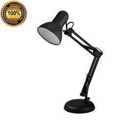 Luminária Garra+Base Mesa Articulável Leitura Desenho Preto - 2