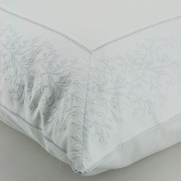 Fronha Algodão 50x70 400 Fios Muguet Blanc Blue Gardenia - 4