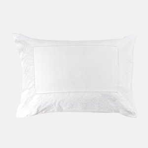 Fronha Algodão 50x70 400 Fios Muguet Blanc Blue Gardenia