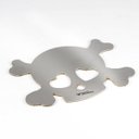 Ver imagem 2 de Apoio de Panelas - Inox Escovado - Modelo Caveira -Love Skul