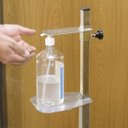 Ver mais imagens de Dispenser Pedestal com Pedal Álcool em Gel e Sabonete Líquido