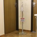 Ver imagem 7 de Dispenser Pedestal com Pedal Álcool em Gel e Sabonete Líquido