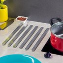 Ver imagem 1 de Kit 6 Un Barra de Apoio Utensílios Pia/Cozinha-30 Cm Inox Escovado