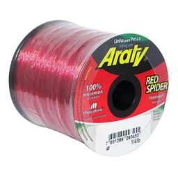 Linha Pesca Araty Red Spider 0,35 Mm 926 Metros 18,7 Libras - 1