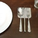 Ver imagem 1 de Apoio de Talheres de Mesa - Quadrado - Inox Escovado
