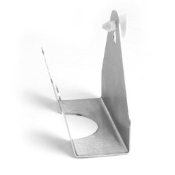 Suporte de Bucha e Rodinho de Pia com Ventosa - Inox - 2