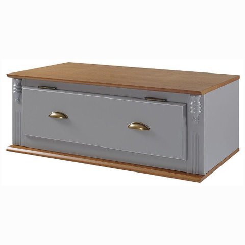 Aéreo Cozinha 80cm 1 Porta Basculante Laca Branca
