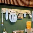 Ver imagem 1 de Barra Porta Utensilios - Inox Escovado - 1150x150 mm