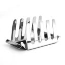 Ver imagem 2 de Suporte de Pães e Torradas de Mesa - 4 Fatias - Inox Polido