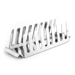 Suporte de Pães e Torradas de Mesa - 8 Fatias - Inox Polido - 2