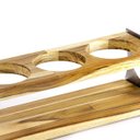 Ver imagem 3 de Degustador de Cerveja Sampler - Inox Escovado e Madeira Teca