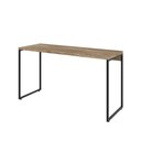Ver imagem 5 de Kit Escritório Estante Areta 4 Prateleiras Mesa Industrial Aspen 135cm C01 Carvalho - Lyam Decor