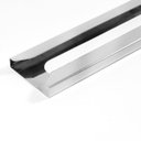 Ver imagem 4 de Suporte Porta Taças Teto Prateleira Vidro 40Cm Inox-Base 8Cm