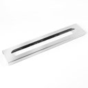 Ver imagem 3 de Suporte Porta Taças Teto Prateleira Vidro 40Cm Inox-Base 8Cm