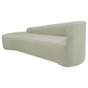 Ver imagem 3 de Kit Sofá Curvo França 200cm L.e e 2 Poltronas Luiza Max Conforto, Bouclé Verde Oliva