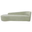 Ver imagem 6 de Kit Sofá Curvo França 200cm L.e e 2 Poltronas Luiza Max Conforto, Bouclé Verde Oliva