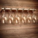 Ver imagem 1 de Suporte Porta Taças de Parede - Inox Escovado