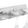 Suporte Porta Taças de Parede - Inox Escovado - 2