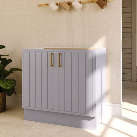 Balcão 2 Portas 80cm sem Tampo Marselha Cabecasa Madeiraoriginals