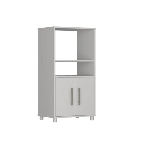 Balcão para Cozinha 2 Portas 2 Nichos Nova Mobile Branco