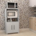 Ver imagem 2 de Balcão para Cozinha 2 Portas 2 Nichos Nova Mobile Branco