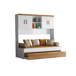 Bicama com Ponte 4 Portas Flex 3842 Branco Nature - Peternella