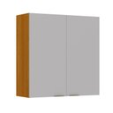 Ver imagem 3 de Armário Aéreo de Cozinha 100% Mdf 2 Portas 0,80m Lais