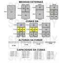 Ver imagem 4 de CONJ 6 CUBAS Gastronômicas Em Inox GN 1/9x100 mm 900 ML ZAHAV