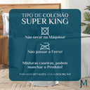Ver imagem 7 de Conjunto Cama Casal King Size Lory 200 Fios Bordado 100%algodao Verity:cinza