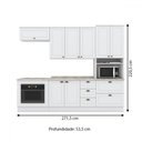 Ver imagem 4 de Cozinha Compacta Americana 8 Portas 5 Gavetas Branco - Henn