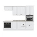 Ver imagem 2 de Cozinha Compacta Americana 8 Portas 5 Gavetas Branco - Henn