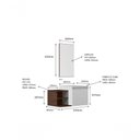 Ver imagem 3 de Conjunto Gabinete Armário para Banheiro Roma Completo com Cuba e Torneira