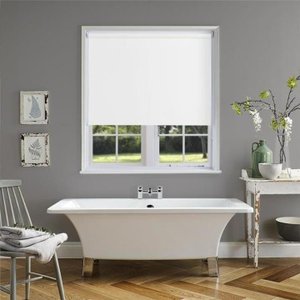 Persiana Rolo Blackout Robust Branca 140 (L) x 160 (A) cm 100% Escuro Cortina Roller 1,40 X 1,60 m