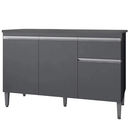 Ver imagem 1 de Balcão de Pia Tatiane 120cm Cinza - Ajl Moveis