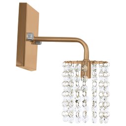 Kit 2 Arandelas De Cristal Legitimo Clearcast Cobre - 3